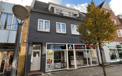 Butik til leje i Grindsted Centrum. 164m2